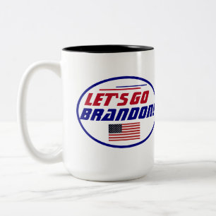 Caneca De Café Em Dois Tons Vamos vai Brandon Car Magnet