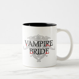 Caneca De Café Em Dois Tons Vampire Bride Mug