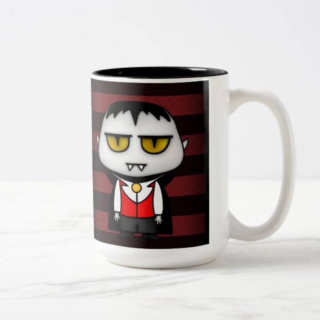 Caneca De Café Em Dois Tons Vampiro Júnior (Direita)