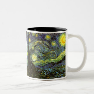 Caneca De Café Em Dois Tons Van Gogh: Noite estrelado