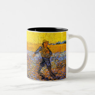 Caneca De Café Em Dois Tons Van Gogh: O Sower