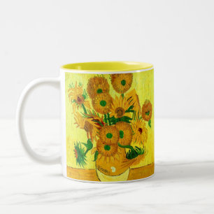 Caneca De Café Em Dois Tons Van Gogh Sunflower