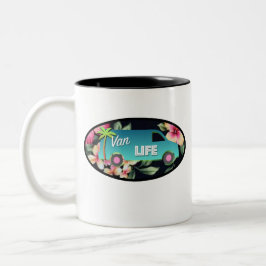 Caneca De Café Em Dois Tons Van Life Mug