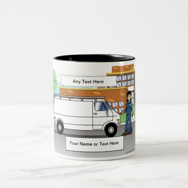 Caneca De Café Em Dois Tons Van White, Contratante - Mulher (Centro)