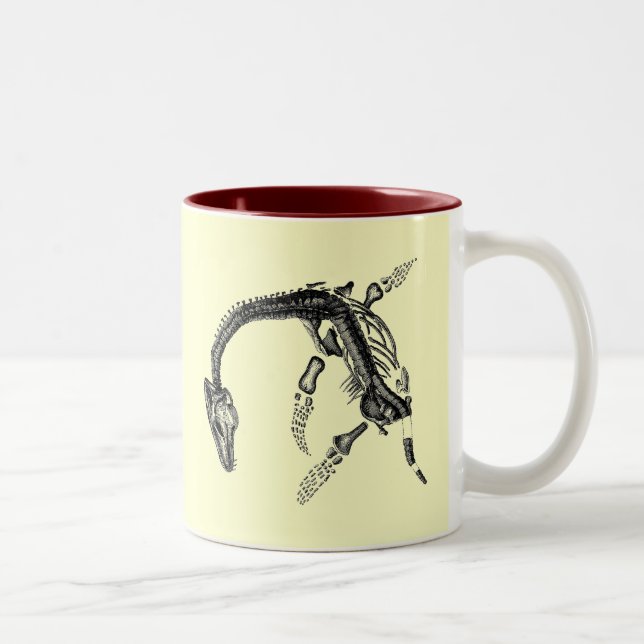 Caneca De Café Em Dois Tons Vantagens jurássicos (Direita)