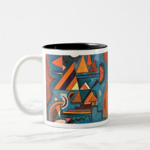 Caneca De Café Em Dois Tons Vasily Kandinsky Bauhaus Dessau