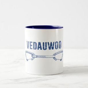 Caneca De Café Em Dois Tons Vedauwoo Subindo Rápido Desenho