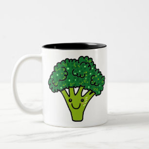 Caneca De Café Em Dois Tons Vegetal de Brocoli