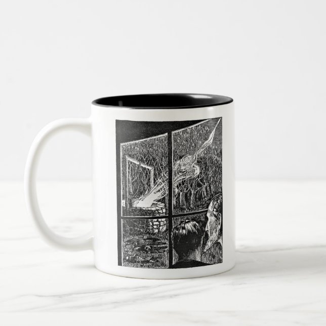 Caneca De Café Em Dois Tons veículo (Esquerda)