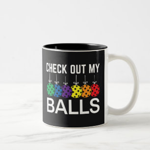 Caneca De Café Em Dois Tons Veja As Minhas Bolas