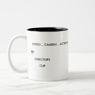 CANECA DE CAFÉ EM DOIS TONS VELOCIDADE!. , CÂMERA! … ACTON!.