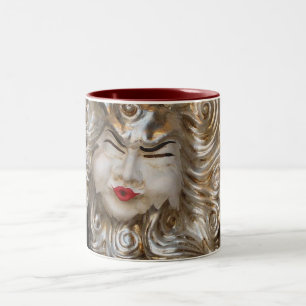 Caneca De Café Em Dois Tons Venetian Mask Mug