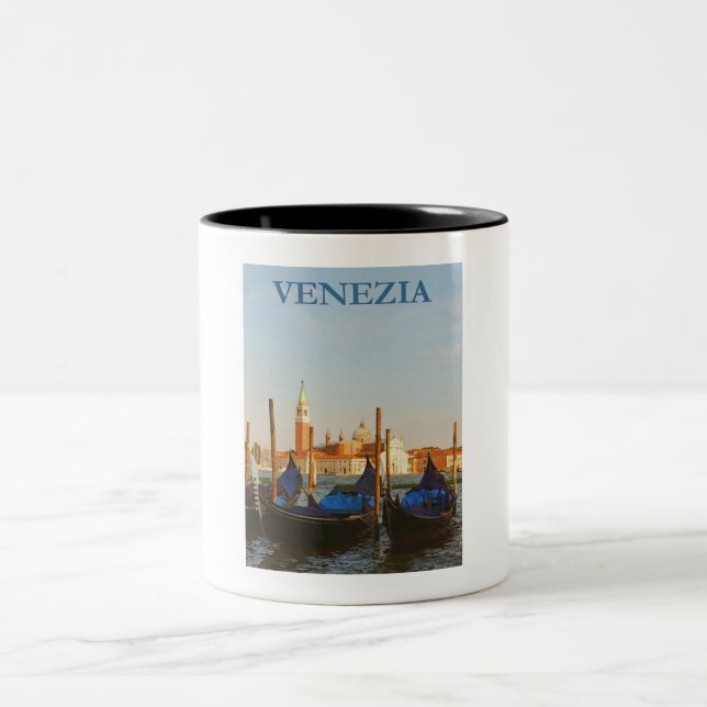 Caneca De Café Em Dois Tons Veneza Itália (Centro)