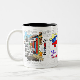 Caneca De Café Em Dois Tons Venezuela menos estrellas más corazones
