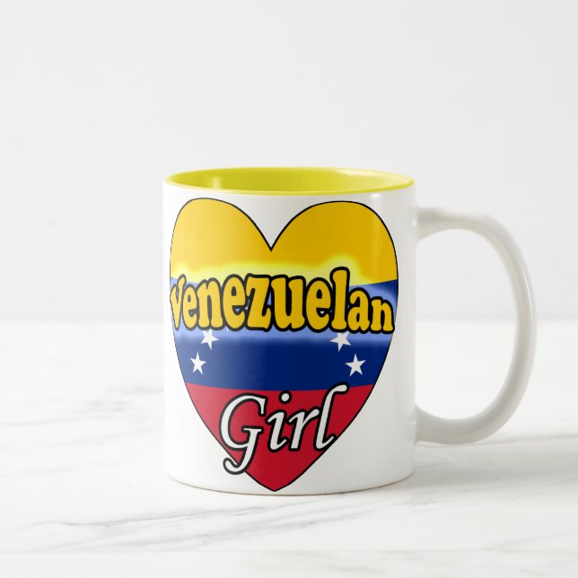 Caneca De Café Em Dois Tons Venezuelana (Direita)