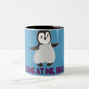 Caneca De Café Em Dois Tons Venha Comigo, Irmão Pinguin