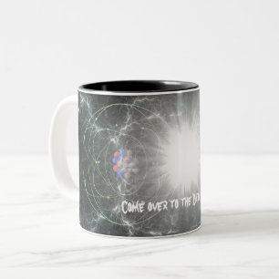 Caneca De Café Em Dois Tons Venha sobre ao lado escuro