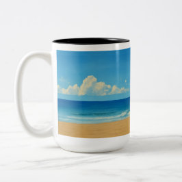 Caneca De Café Em Dois Tons Venice Beach Rainbow Lifeguard Stand