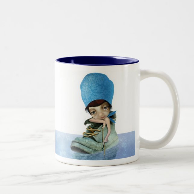 Caneca De Café Em Dois Tons Verão (Direita)