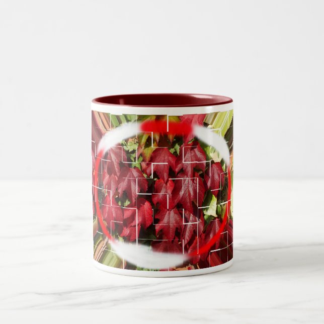 Caneca De Café Em Dois Tons Verão ao outono (Centro)