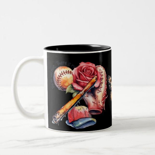 Caneca De Café Em Dois Tons Verão de Softball (Esquerda)