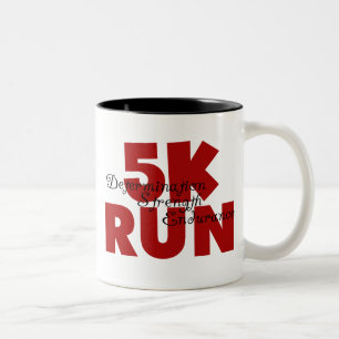 Caneca De Café Em Dois Tons Vermelho de 5 K