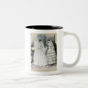 Caneca De Café Em Dois Tons Vestido de Noiva Vintage Bride