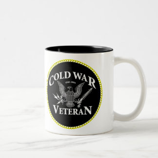 CANECA DE CAFÉ EM DOIS TONS VETERAN DA GUERRA FRIA