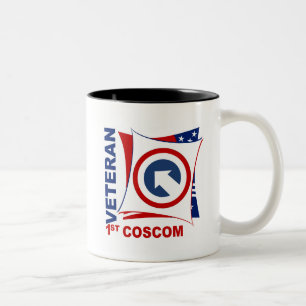 Caneca De Café Em Dois Tons Veterano - 1rua COSCOM