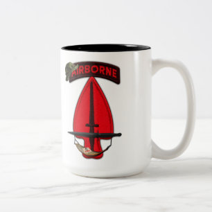 Caneca De Café Em Dois Tons veteranos do comando de operações especiais usasoc
