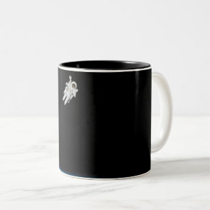 Caneca De Café Em Dois Tons Viagem de espaço