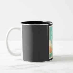 Caneca De Café Em Dois Tons Viagem de Nova Iorque