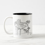 Caneca De Café Em Dois Tons Viagens de Las Vegas Desenhando Férias Viajando<br><div class="desc">Celebrar uma terra rica em patrimônio! Nossa Design de Viagem de Arte de Férias de Las Vegas captura a essência desse lugar histórico. O design vazio é perfeito para seus produtos Zazzle favoritos. A Design de Viagem de Arte de Férias de Las Vegas certamente adiciona uma vibração comemorativa aos seus...</div>