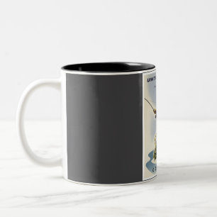 Caneca De Café Em Dois Tons Viagens vintage do Colorado