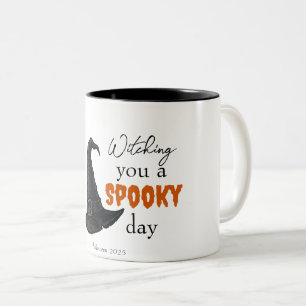 Caneca De Café Em Dois Tons Víblias Testemunhas - Spooky & Na moda