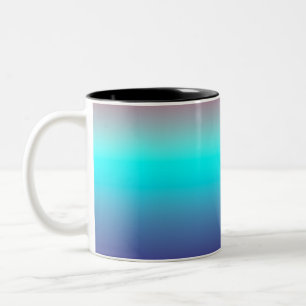 Caneca De Café Em Dois Tons Vibrant Magenta to Deep Purple Smooth Abstract 