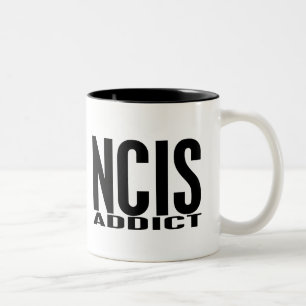 Caneca De Café Em Dois Tons Viciado de NCIS