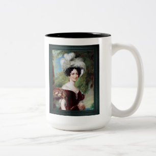 Caneca De Café Em Dois Tons Victoria, Duquesa de Kent por George Hayter