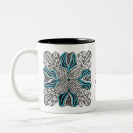 Caneca De Café Em Dois Tons Vida Personalizada é Curta Demais Para Café Ruim