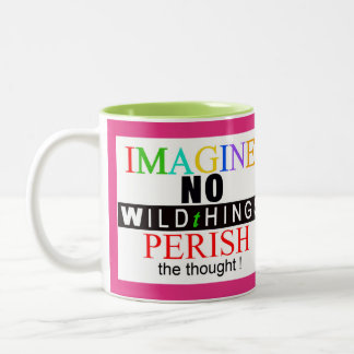 Caneca De Café Em Dois Tons Vida selvagem - IMAGEM - Animais ameaçados -