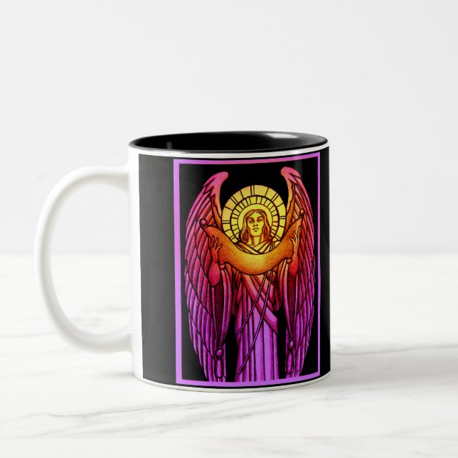 Caneca De Café Em Dois Tons Vidro anjo canja (Esquerda)