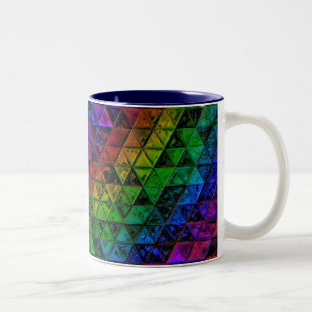 Caneca De Café Em Dois Tons Vidro Orgulho  (Direita)