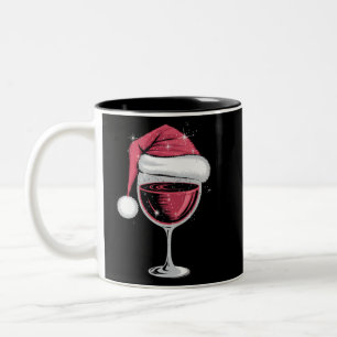Caneca De Café Em Dois Tons Vidro Vermelho Vidro Natal Engraçado Natal Natal N