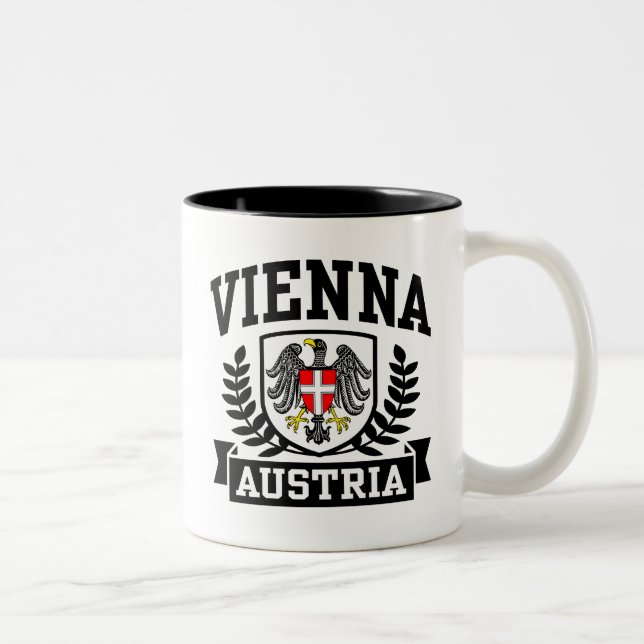 Caneca De Café Em Dois Tons Viena Áustria (Direita)