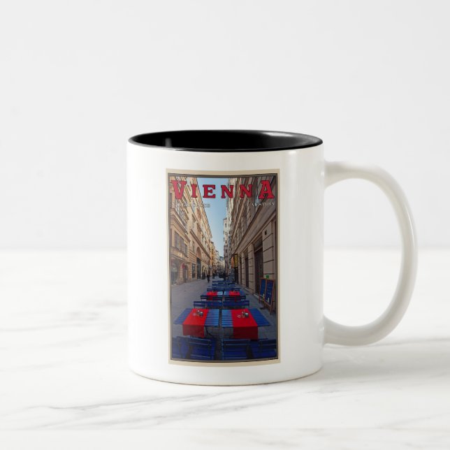Caneca De Café Em Dois Tons Viena - Naglergasse (Direita)
