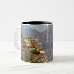Caneca De Café Em Dois Tons Vigia norte da borda do Grand Canyon