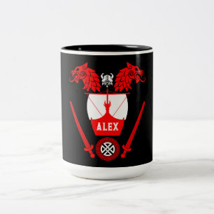 Caneca De Café Em Dois Tons Viking Norsêmen