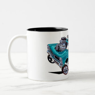 Caneca De Café Em Dois Tons Vince Crain GOATINATOR azul 1965 GTO