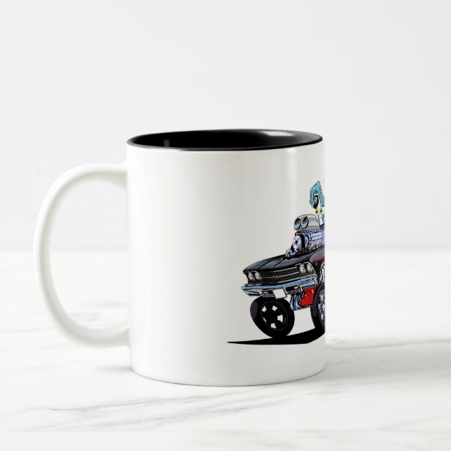 Caneca De Café Em Dois Tons Vince Crains High Octane Art, 1969 Chevelle SS (Esquerda)