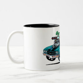 Caneca De Café Em Dois Tons Vince Crains High Octane Art, 1970 Chevelle SS
